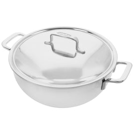 Demeyere - Intense 5 Marmite conique 28 cm avec couvercle à double paroi Bezig met laden...