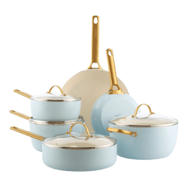 GreenPan - Ensemble de 10 poêles Padova bleu clair Bezig met laden...