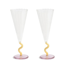 &Klevering - Flûte courbe caramel lot de 2 Bezig met laden...