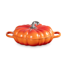 Le Creuset - Campagnard Citrouille Orange-Rouge 28 cm Le Creuset - Campagnard Pompoen Oranjerood 28 cm Le Creuset