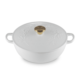 Le Creuset - Marmite Holly Coton 26 cm 4,1 L Le Creuset - Marmite Holly Cotton 26 cm 4,1 L Braadpan Le Creuset