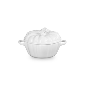 Le Creuset - Mini rôtissoire/plat à ragoût citrouille blanche 0,35 L Le Creuset - Mini-braad/Stoofpan Pompoen Wit 0,35 L Le Creuset