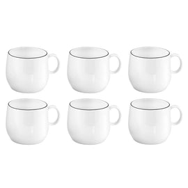 Médard de Noblat - Tasse à Café & Thé Yaka Noir 20 cl (lot de 6) Bezig met laden...