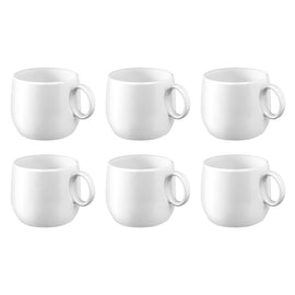 Médard de Noblat - Tasse à Café & Thé Yaka Blanc 20 cl (lot de 6) Bezig met laden...