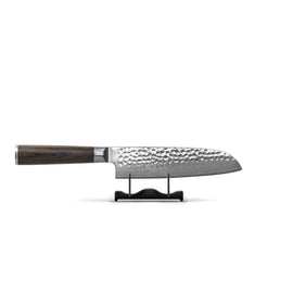 Damas martelé BR Damas Santoku 18 cm Shinrai Knives - Hammered Damast BR Santoku mes 18 cm Santokumes Shinrai Knives