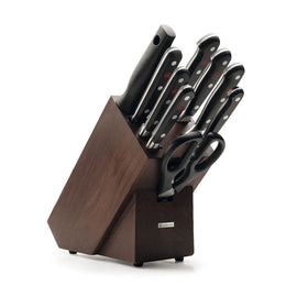 Wusthof - Ensemble de couteaux classique 9 pièces avec bloc marron Bezig met laden...