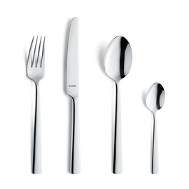Amefa - Ménagère Moderno 24 pièces - Argent Bezig met laden...