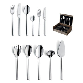 Amefa - Ménagère Ventura 78 pièces pour 12 personnes - Argent Bezig met laden...