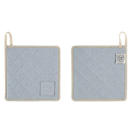 Witloft - Maniques en coton recyclé (2 pcs.) - Bleu ciel Bezig met laden...