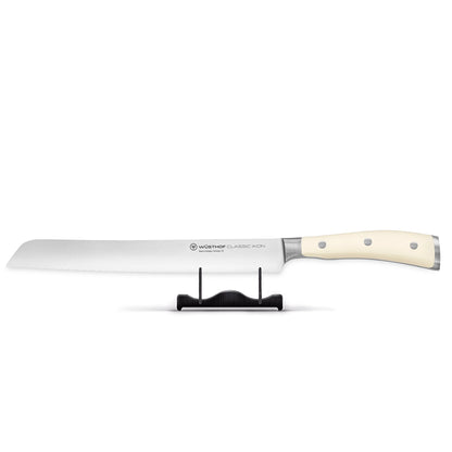 Wusthof - Classic Ikon Broodmes Creme met dubbele kartelrand 23 cm