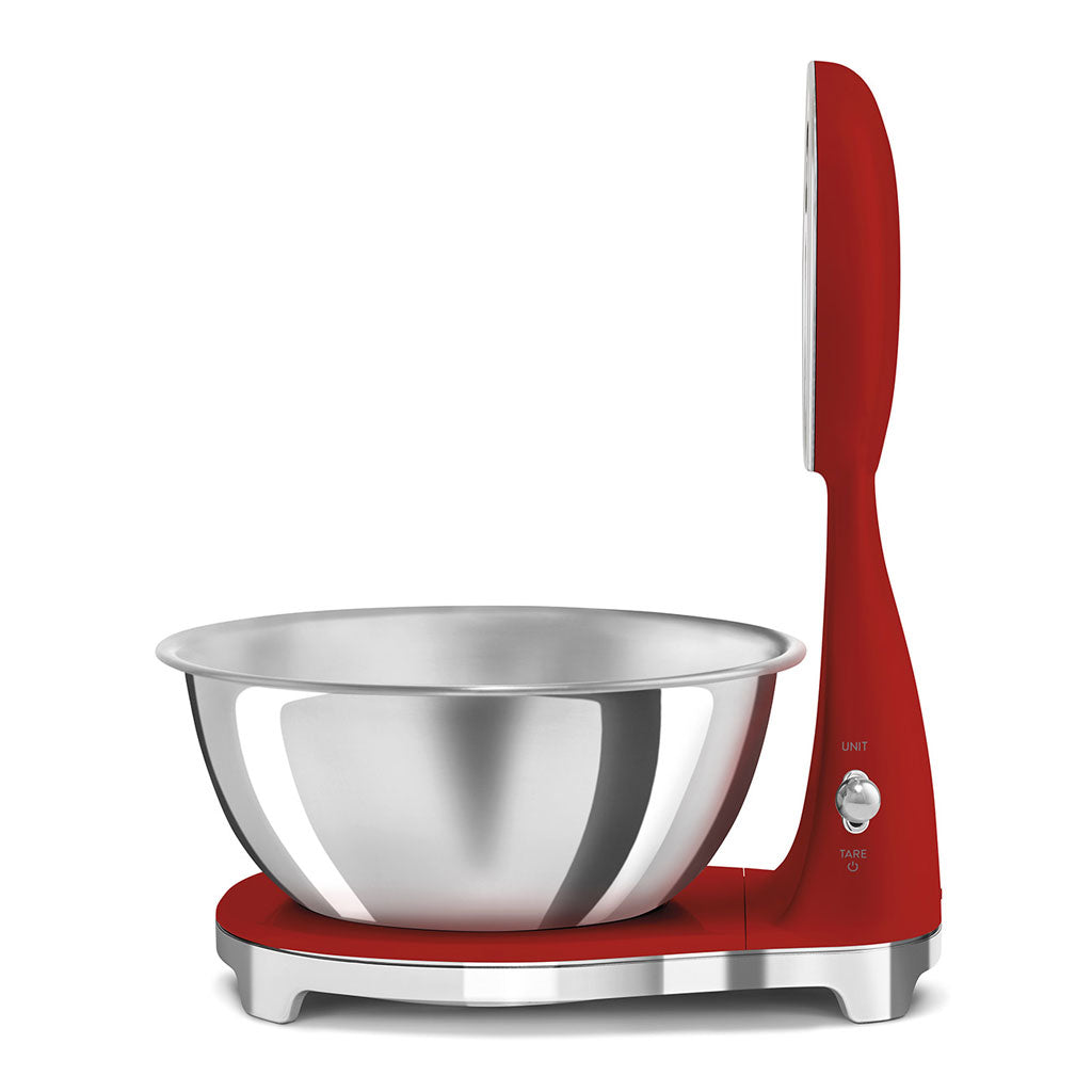 SMEG - Weegschaal Digitaal Jaren 50 Rood