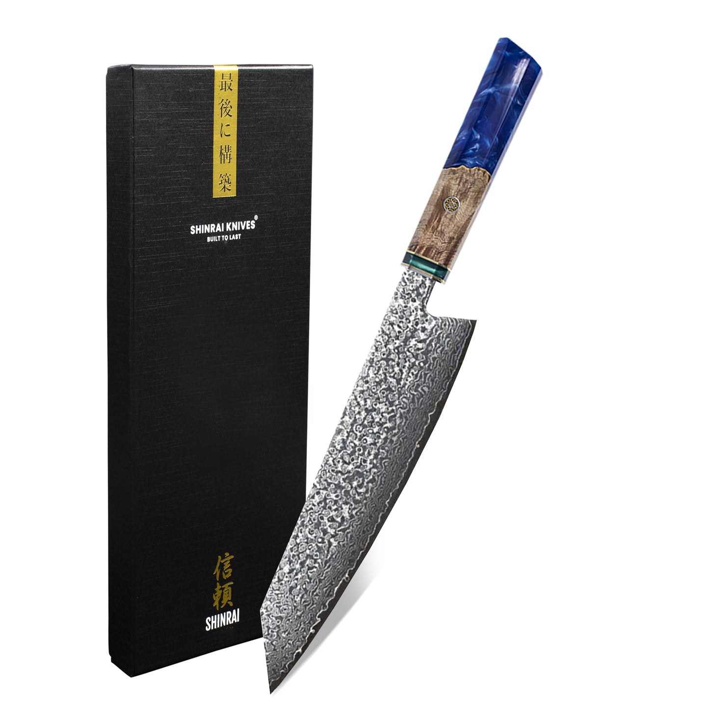 Saphir Octogone Damas Kiritsuke 23 cm - Edition Spéciale