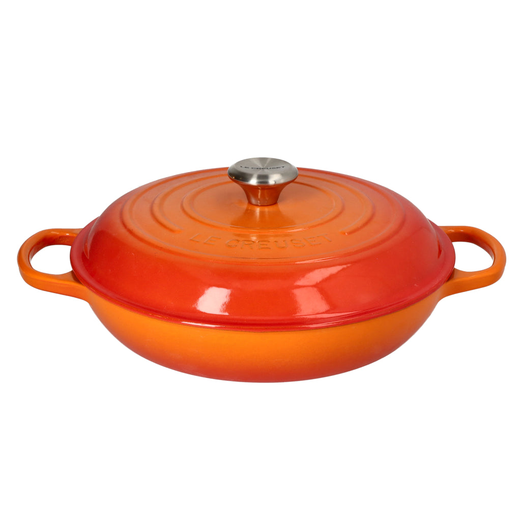 Poêle Le Creuset Campagnard Orange-rouge 26 cm