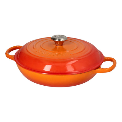 Poêle Le Creuset Campagnard Orange-rouge 26 cm