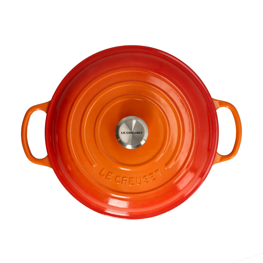 Poêle Le Creuset Campagnard Orange-rouge 26 cm