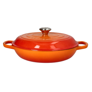 Poêle Le Creuset Campagnard Orange-rouge 26 cm
