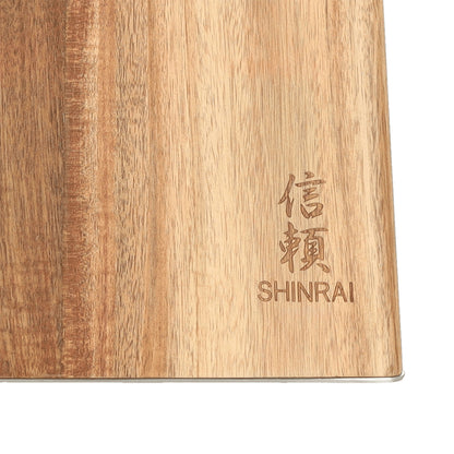 Shinrai Knives - Bloc à couteaux magnétique Cito simple face - Bois d'acacia