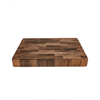 Planche à découper de luxe en bois de noyer - 45 x 30 x 4,5 cm
