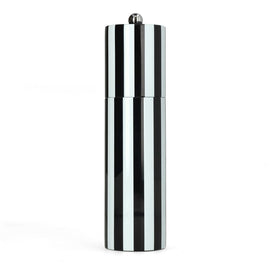 Addison Ross - Column Striped Peper & Zoutmolen Black & White 24 cm Peper/Zoutmolen Addison Ross 