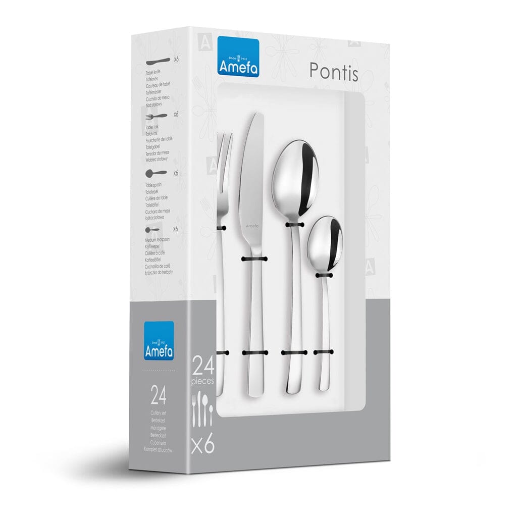 Amefa - Pontis 24-pcs Cutlery Set in MM basic box Bestekset Amefa 