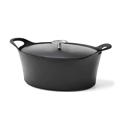 Cousinox - Cast Iron Oval Casserole Black 29cm Cuisinox 