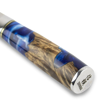 Shinrai Knives - Ensemble de couteaux Damas 6 pièces Epoxy Sapphire