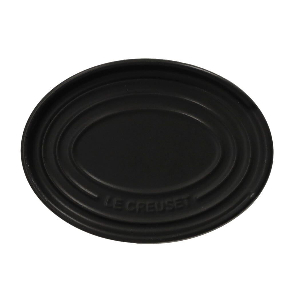 Le Creuset - Lepelhouder ovaal Mat Zwart 15cm Keukengerei houder Le Creuset 
