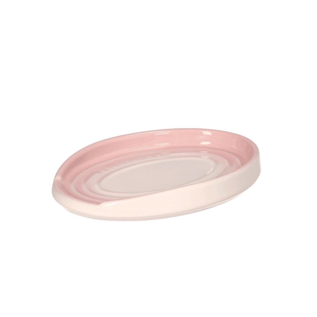 Le Creuset - Lepelhouder ovaal Shell Pink 15cm Keukengerei houder Le Creuset 