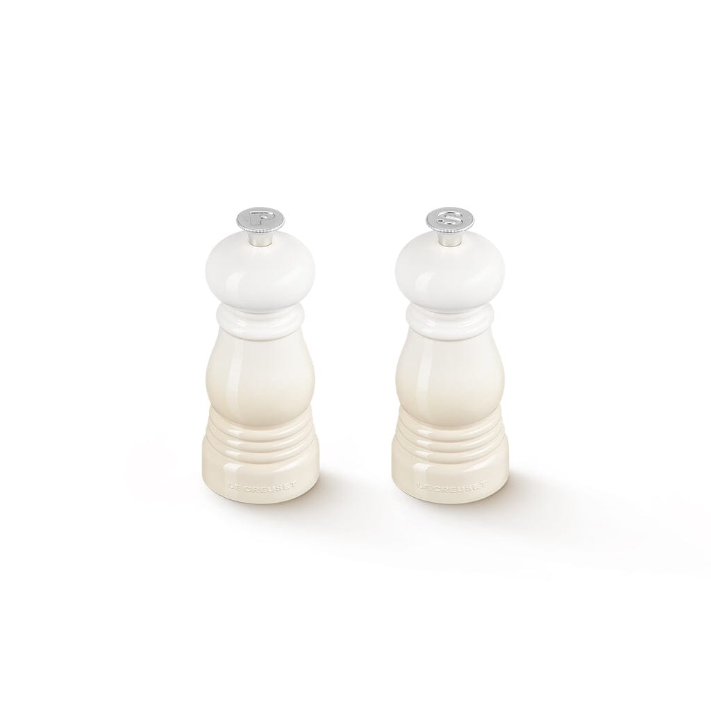 Le Creuset - Set van 2 Kleine Molens Meringue 11cm Peper- en Zoutmolen set Le Creuset 
