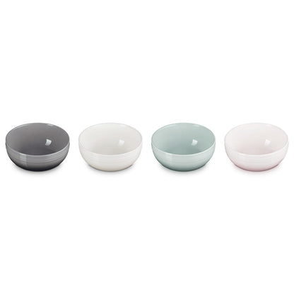 Le Creuset - Set van 4 Ontbijtkommen Coupe 16cm 0,77l Borden Le Creuset 
