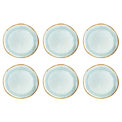 Medard de Noblat - Shadow Aqua - Dinnerbord 28 cm (set van 6) Dinerborden Medard de Noblat 