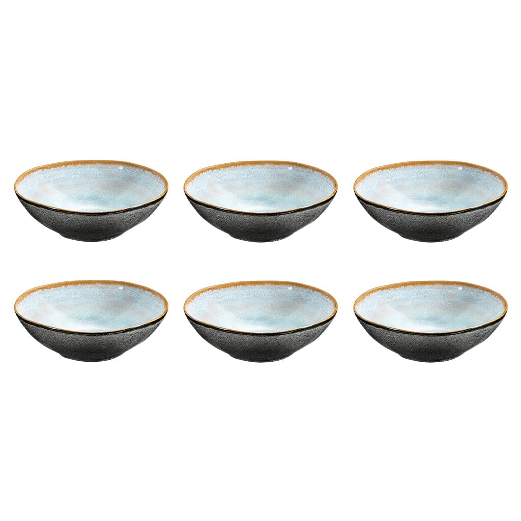 Medard de Noblat - Shadow Aqua Soepkom 19.5 cm (set van 6) Soepkommen Medard de Noblat 