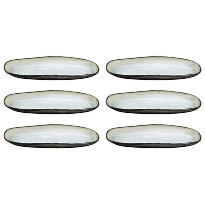 Medard de Noblat - Shadow Nacre Kleine Serveerschaal 23 x 11 cm (set van 6) Serveerschaal Medard de Noblat 