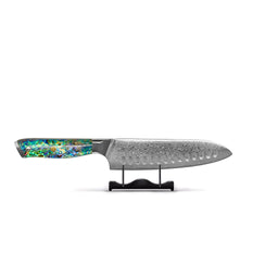 Shinrai Knives - Parelmoer Jewels 5-delige Messenset + Messenblok Stans Messenset met blok Shinrai Knives 