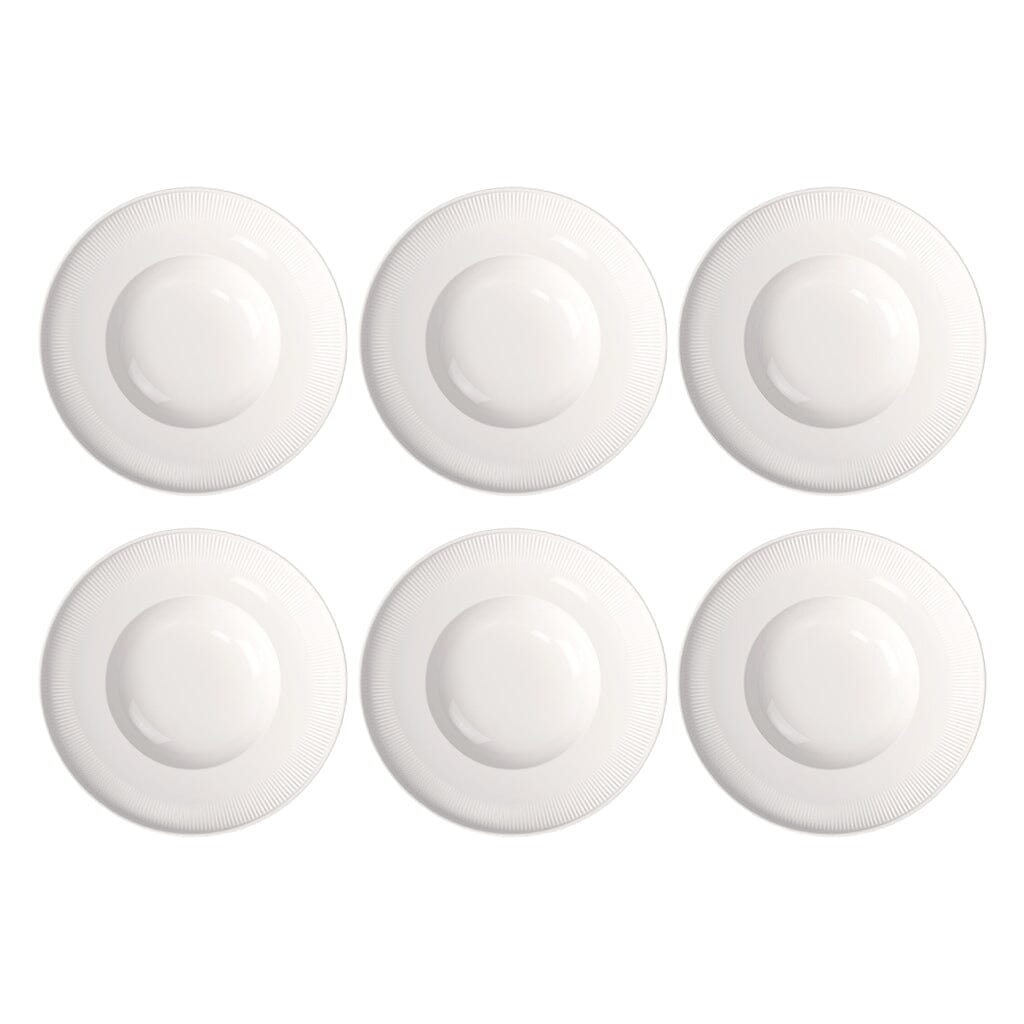 Villeroy & Boch - Afina - Diep Pastabord 25 cm, Set van 6 Borden Villeroy & Boch 