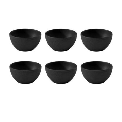 Villeroy & Boch - Manufacture Rock - Dipschaaltje 60ml, Set van 6 Villeroy & Boch 