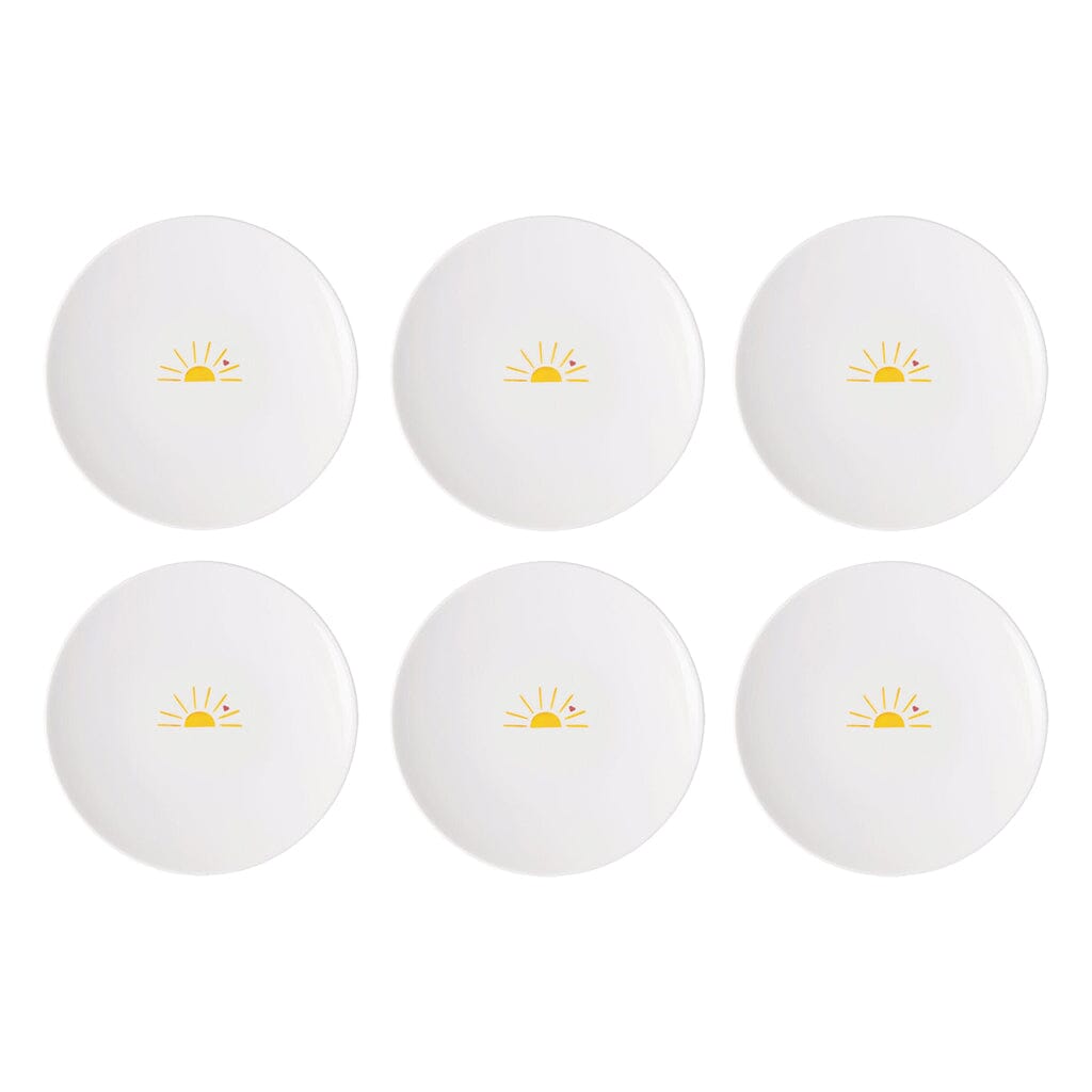 Villeroy & Boch - With Love - Broodbord Hello Sunshine, Set van 6 Villeroy & Boch 