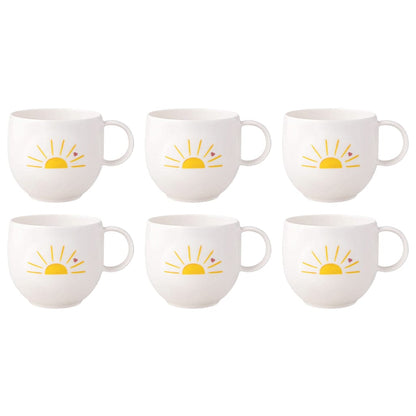 Villeroy & Boch - With Love - Mok Hello Sunshine, Set van 6 Villeroy & Boch 