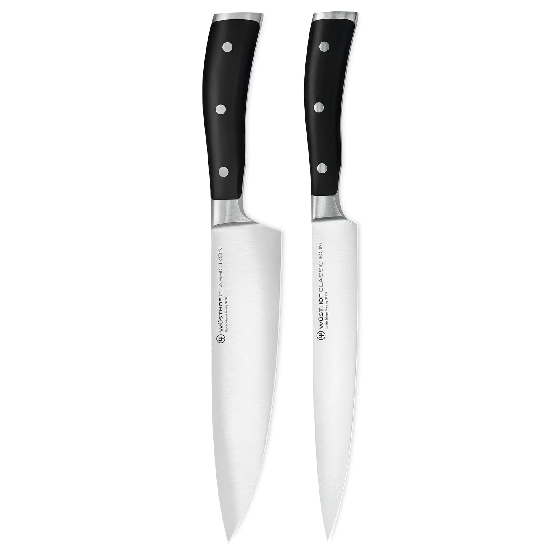 Wüsthof - Classic Ikon 2-delige Messenset - Koksmes + Vleesmes Messenset Wusthof 