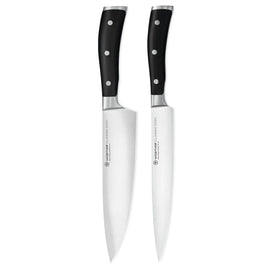 Wüsthof - Classic Ikon 2-delige Messenset - Koksmes + Vleesmes Messenset Wusthof 