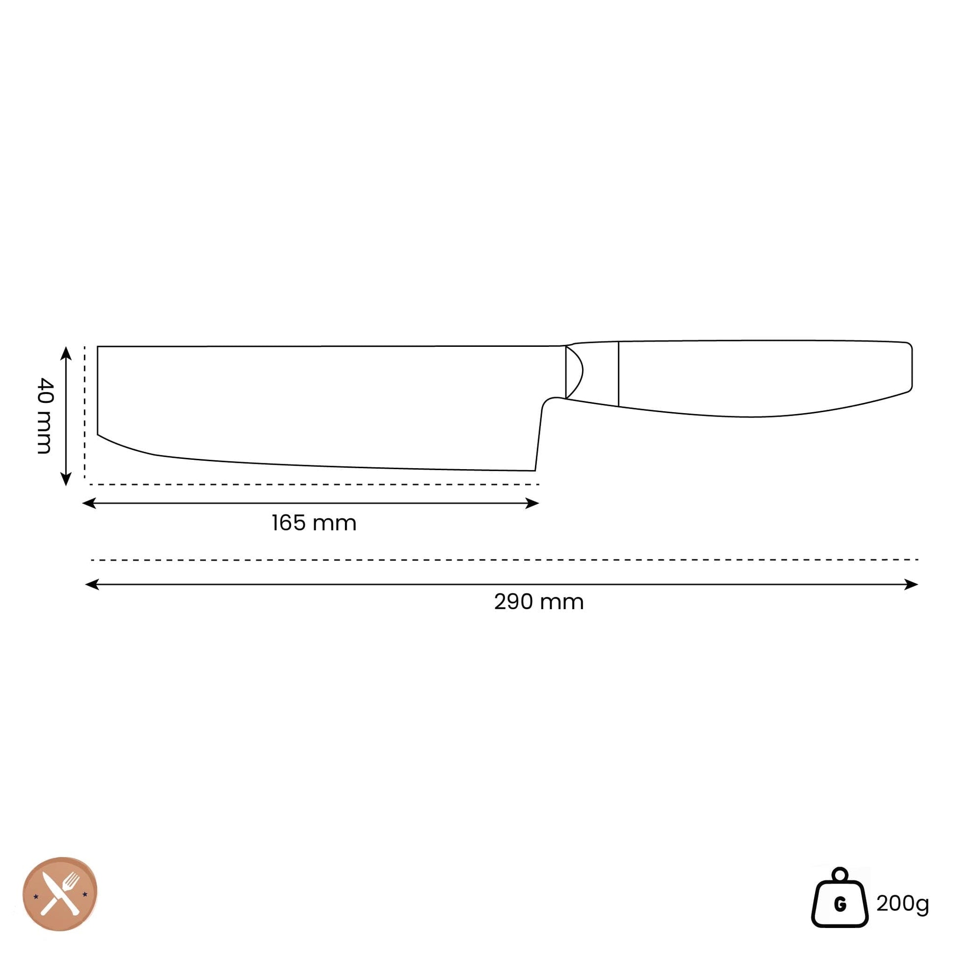 Yaxell - Ketu Nakiri 16,5 cm Nakirimes Yaxell 