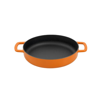 COMBEKK - Sous-Chef Koekenpan Dubbel Handvat 28CM - Oranje Koekenpan Combekk 