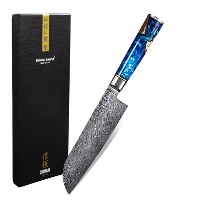 Epoxy Sapphire Series - Santoku mes Shinrai Japan 