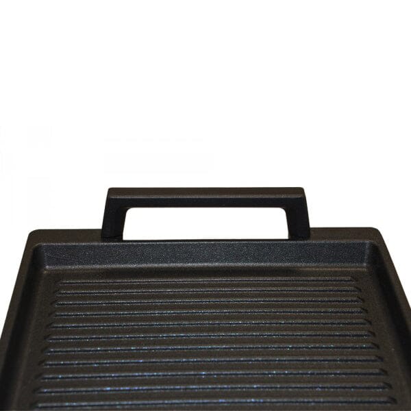 Eurolux - Grillplaat met grepen 41 x 24 x 2,5 cm - Flexinductie Grillplaat Eurolux 