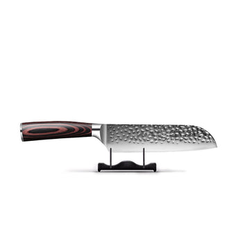 Hammered RVS Series - Santoku mes (18cm) Shinrai Japan 