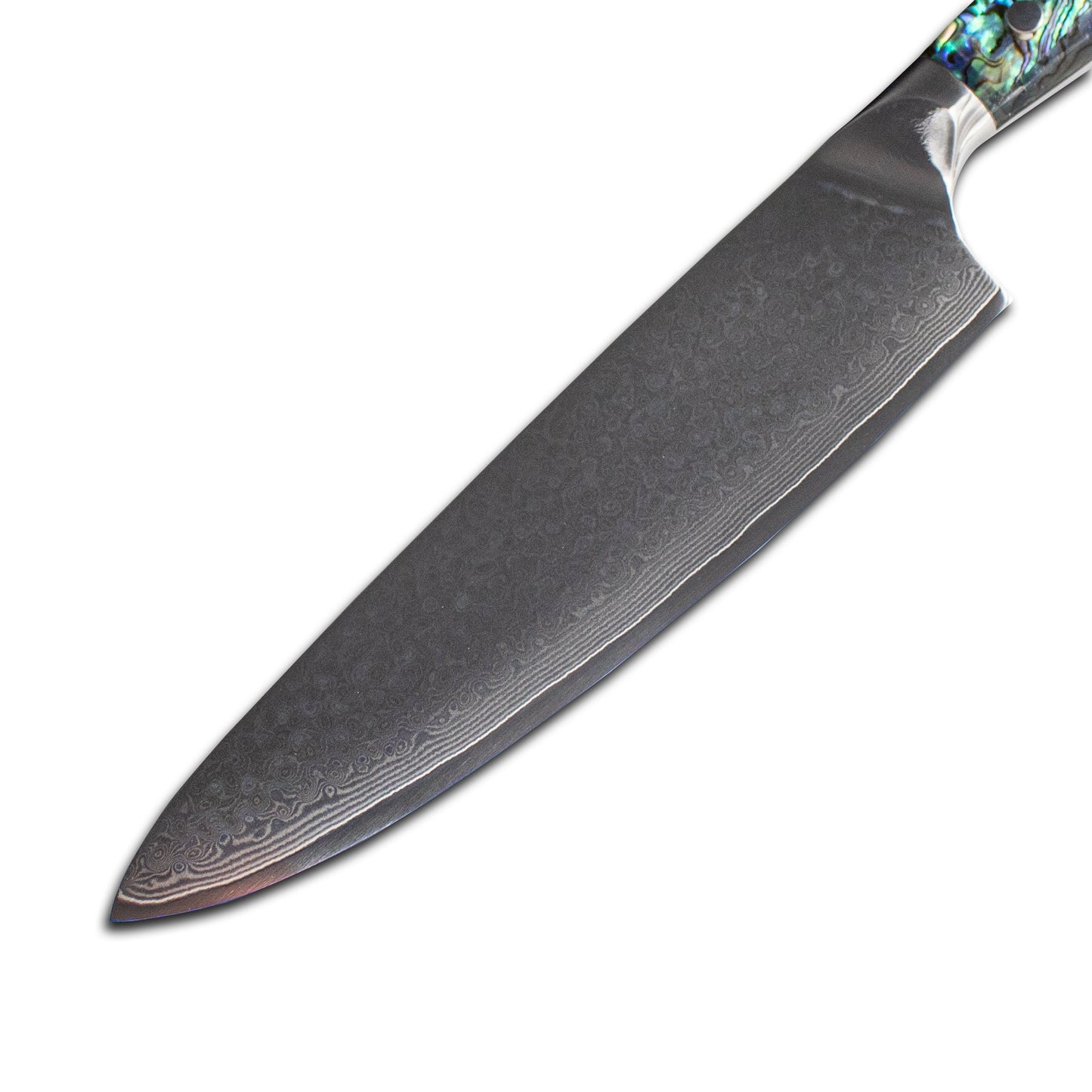 Parelmoer Jewels Damascus Koksmes 20 cm Shinrai Japan 