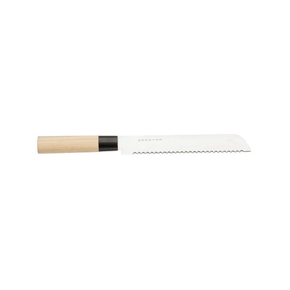 Satake - Japanse broodmes Magnolia Wood 24 cm Keukenmessen KookGigant 